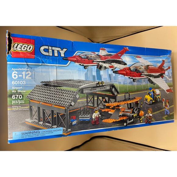 LEGO CITY: Airport Air Show (60103) Unopened, Damaged Box